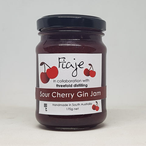 Sour Cherry Gin Jam by Fiaje